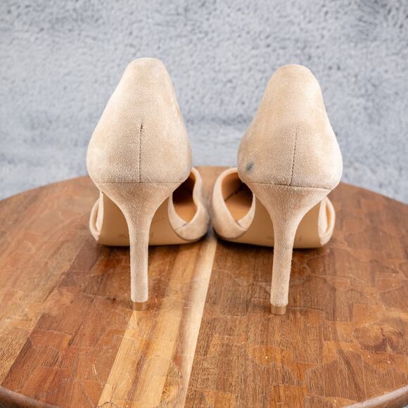 J. Crew Factory Suede d'Orsay pumps in Saddle Beige Size 7 - Picture 4 of 5